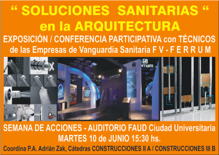 "SOLUCIONES SANITARIAS" en la ARQUITECTURA